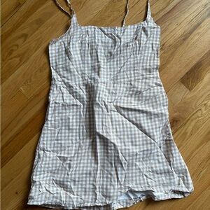 Abercrombie & Fitch White Smocked Top